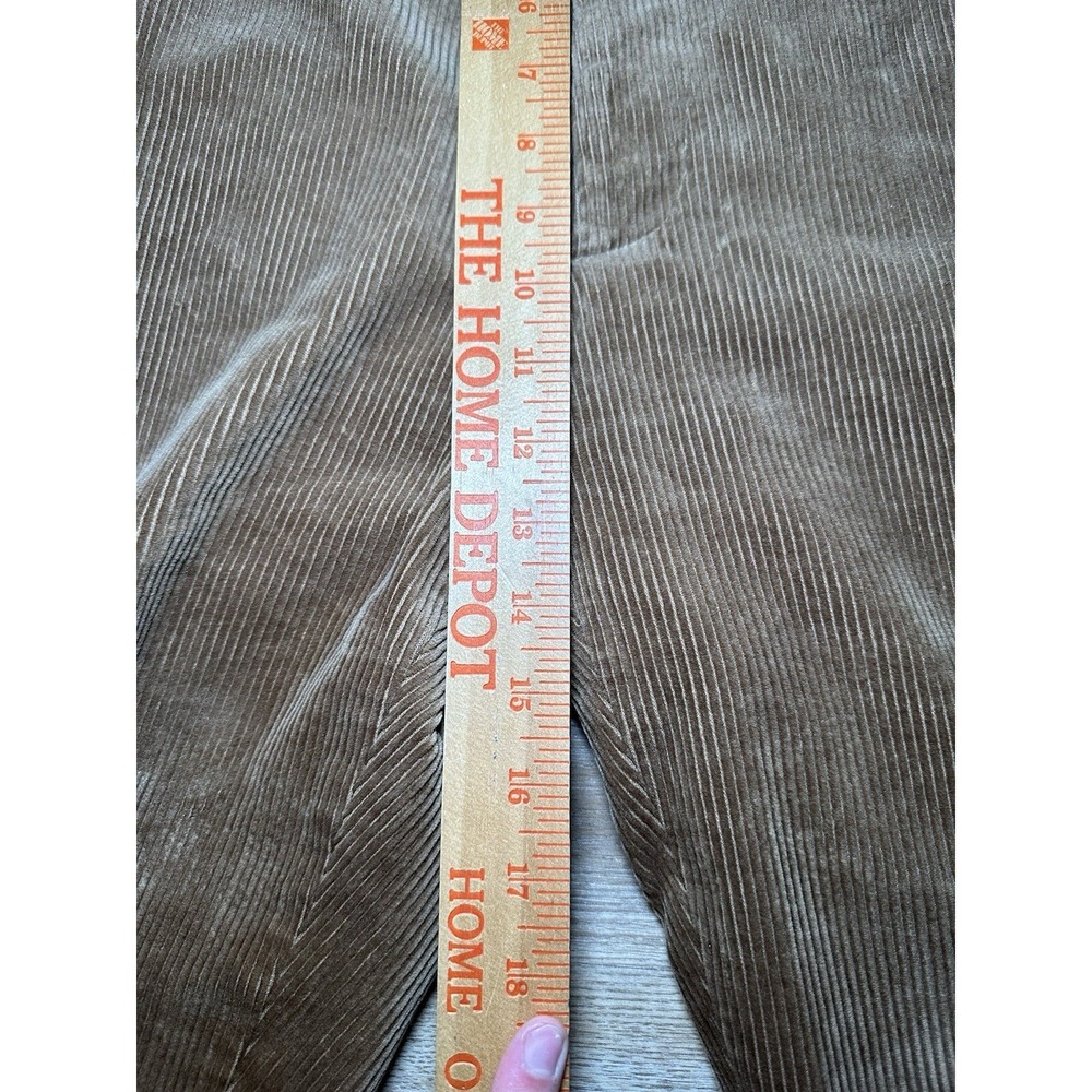 Brooks Brothers Corduroy Pants Mens 38x30 Brown Clark Fit Straight Leg Trousers - Picture 10 of 11